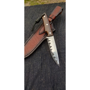 ШОКОЛАД ніж ручної роботи, сталь CPM  S390 в обкладках 95x18, 67 HRC, купити замовити в Україні. Photo 3